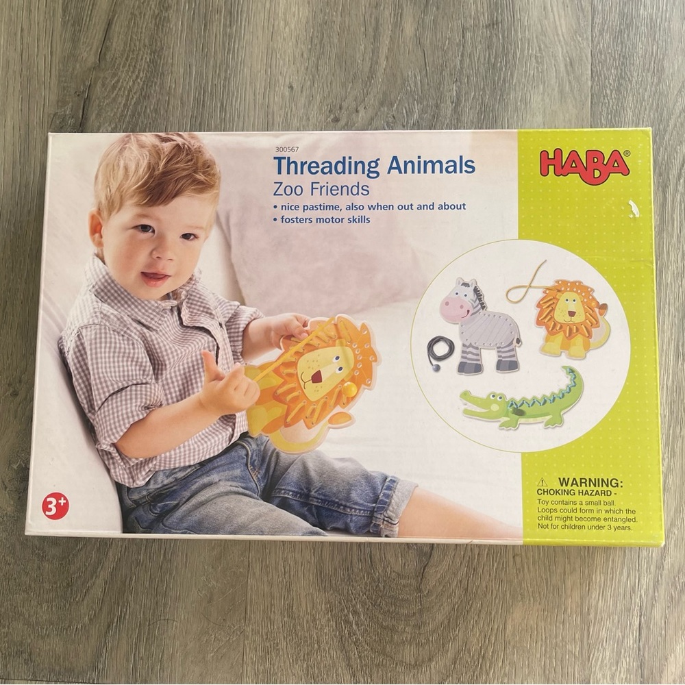 HABA Zoo Friends Threading Activity - Picture 3 of 4